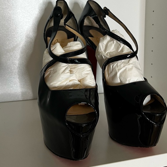 Christian Louboutin Platform Heels Size 40 - Picture 3 of 7
